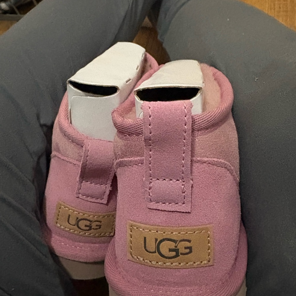 UGG Boots with Light Pink Sole